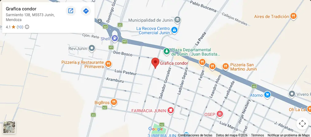 Ubicación Gráfica Cóndor